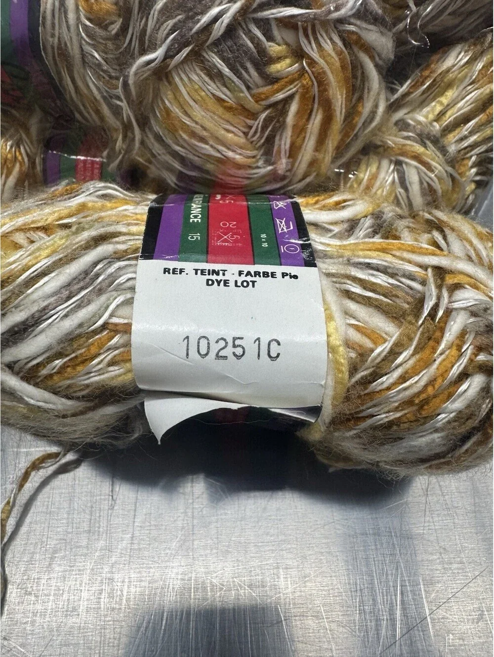 Piene Cardiz 102 Yarn Color 1025 Multicolor 7 Skein Lot